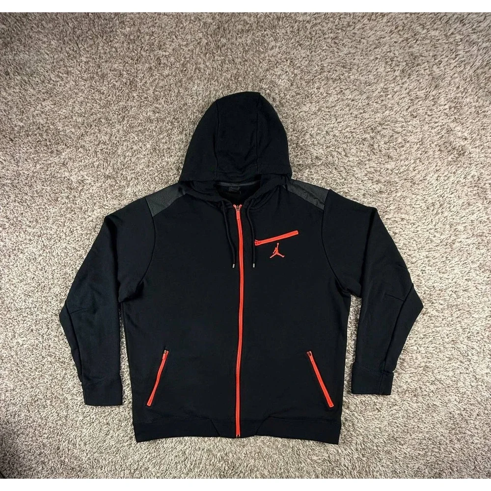 Lot of 3 Nike Air Jordan LeBron 3XL Hoodie Jacket Therma-Fit Varsity Full Zip